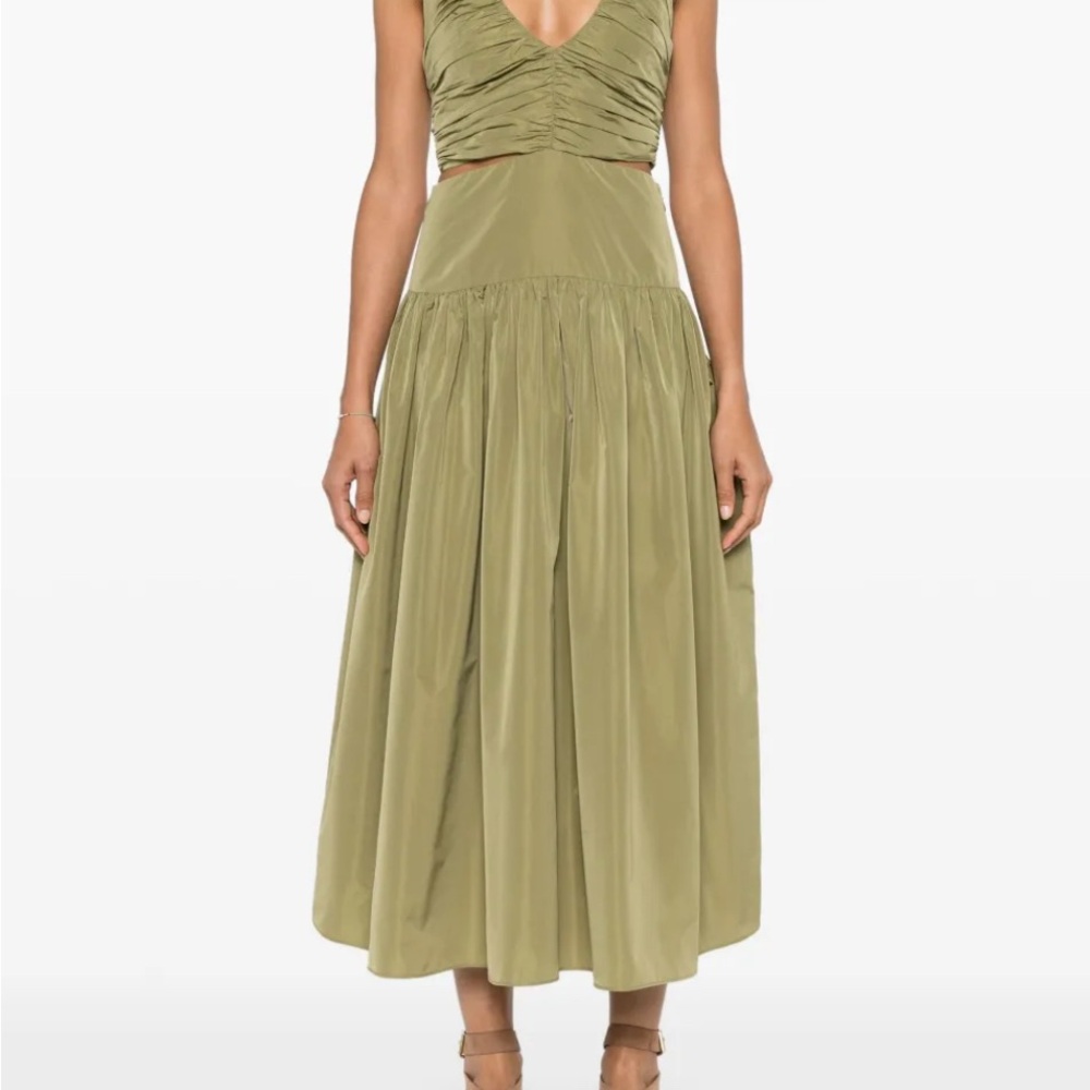 Maje Raffetas Cutout Maxi Dress NWT